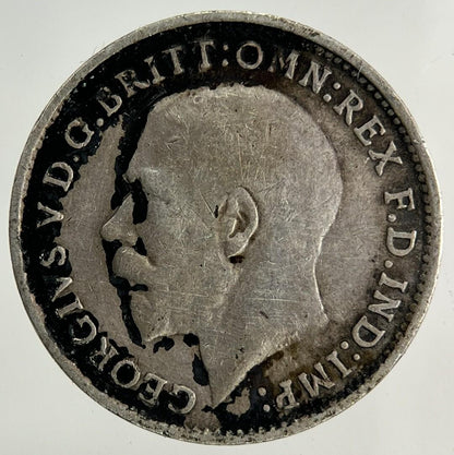 1917 George V Threepence Silver Coin | Fine Collectable Grade