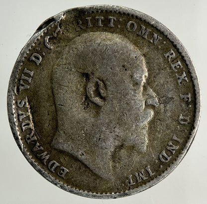 1906 Edward VII Threepence Silver Coin | Collectable Grade
