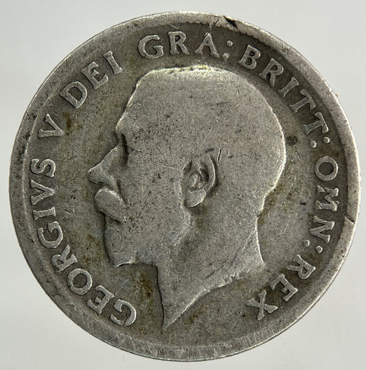 1914 George V Sixpence Silver Coin | Fair Grade