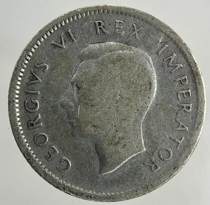 1942 South Africa Sixpence Silver Coin | Fine Collectable Grade