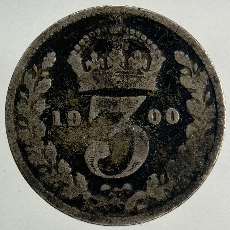 1900 Victoria Threepence Silver Coin | Collectable Grade