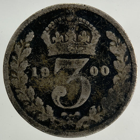1900 Victoria Threepence Silver Coin | Collectable Grade