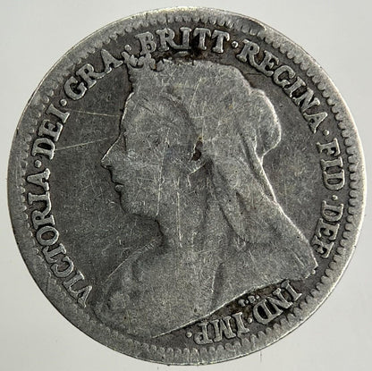 1900 Victoria Threepence Silver Coin | Collectable Grade
