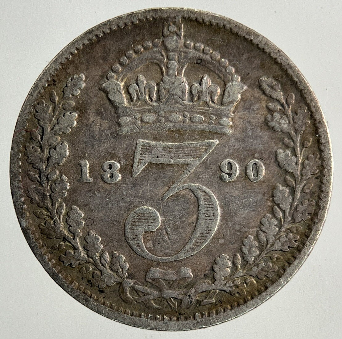 1890 Victoria Threepence Silver Coin | Collectable Grade