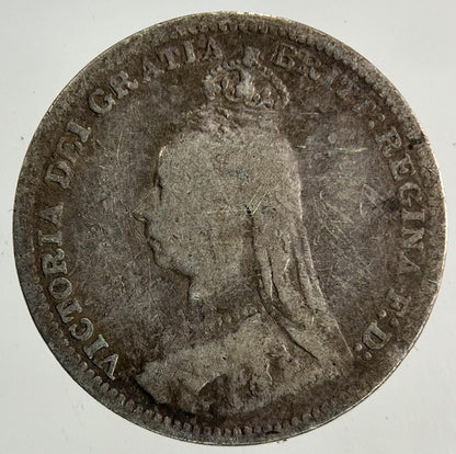 1890 Victoria Threepence Silver Coin | Collectable Grade