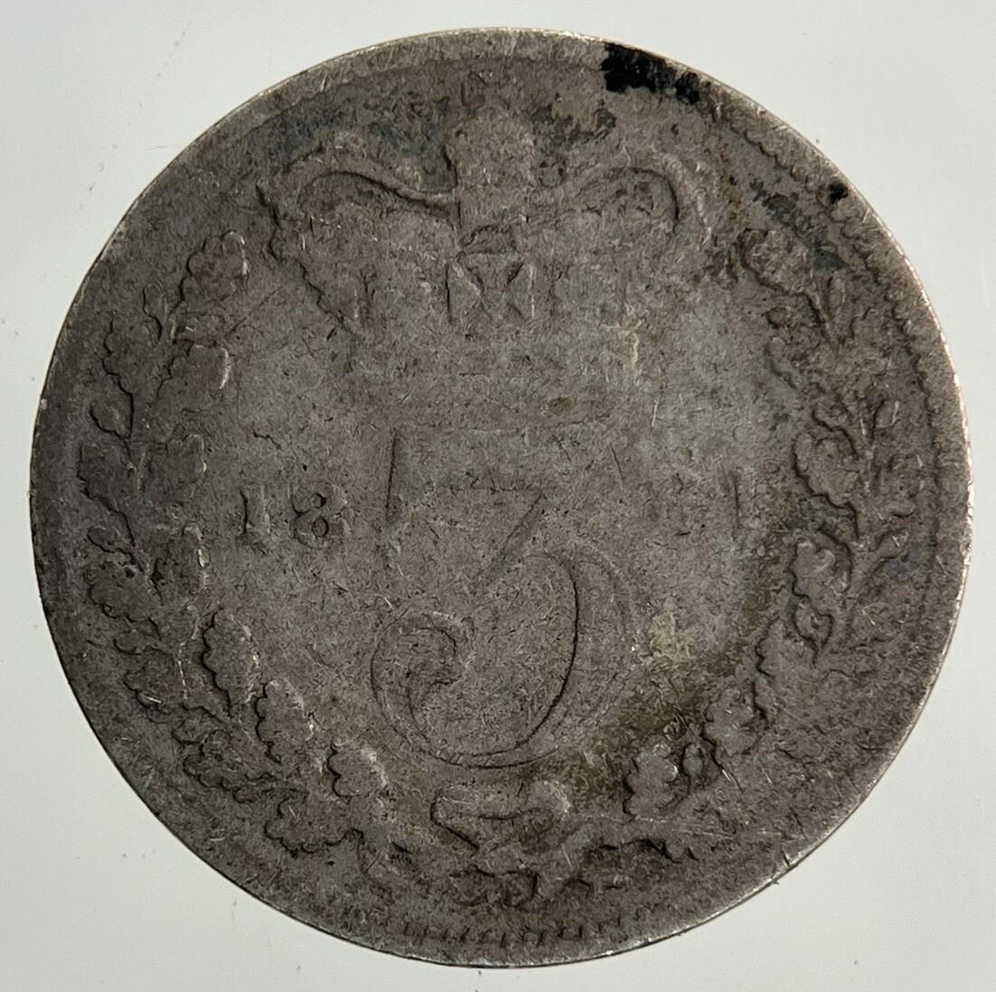 1881 Victoria Threepence Silver Coin | Collectable Grade