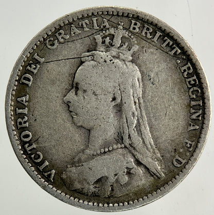 1888 Victoria Threepence Silver Coin | Fine Collectable Grade