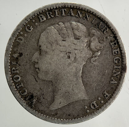 1885 Victoria Threepence Silver Coin | Fine Collectable Grade