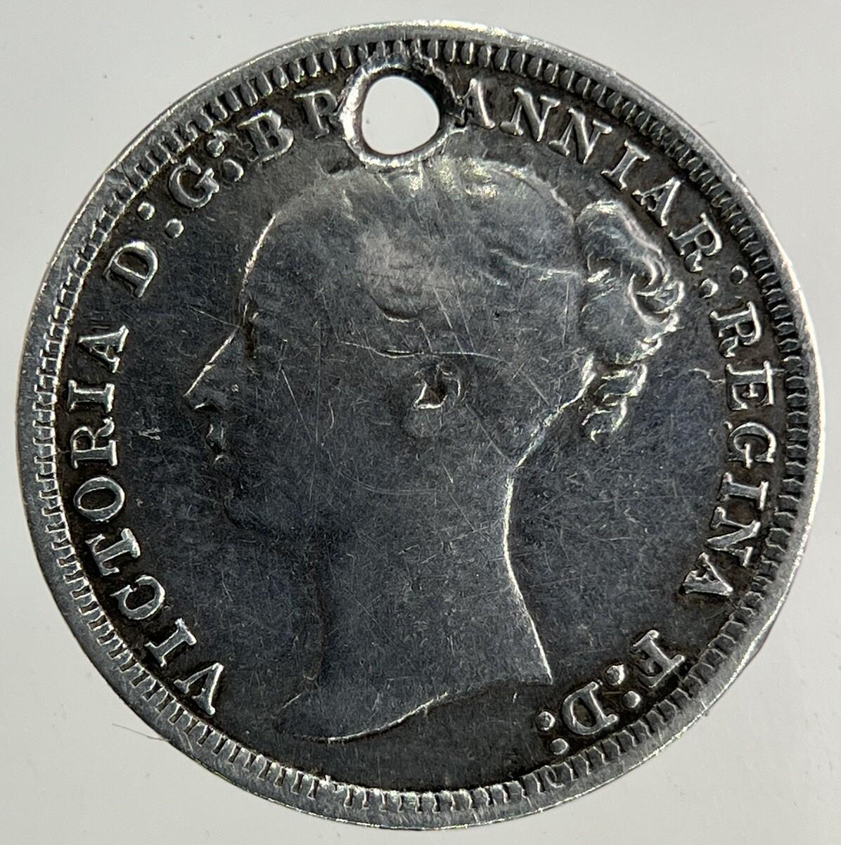 1874 Victoria Threepence Silver Coin | Fine Collectable Grade