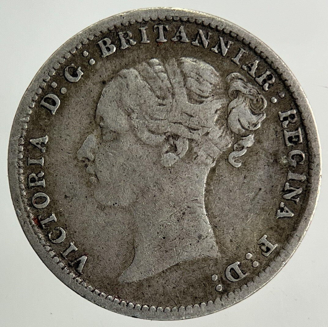 1883 Victoria Threepence Silver Coin | Very High Grade