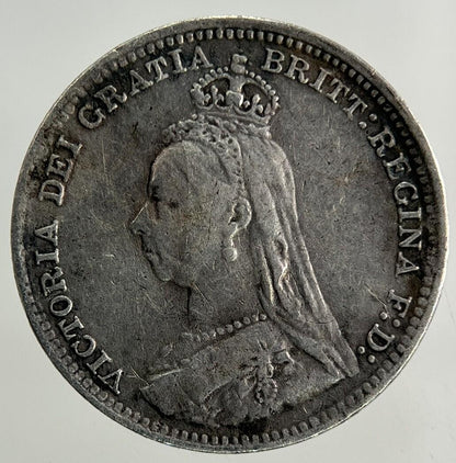 1891 Victoria Threepence Silver Coin | Very High Grade