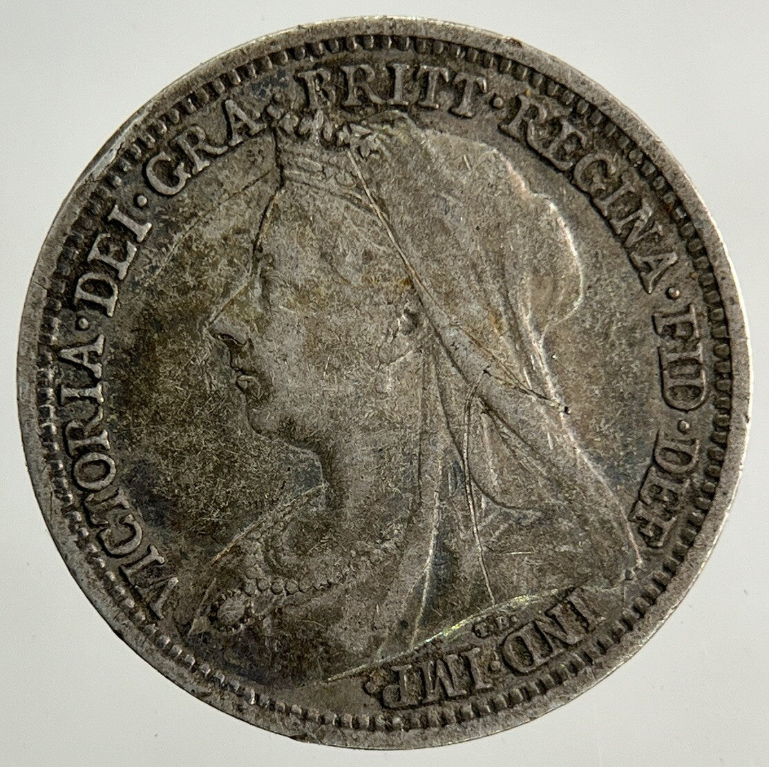 1901 Victoria Threepence Silver Coin | Very High Grade