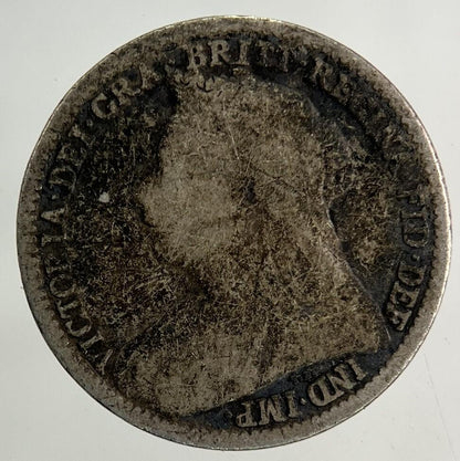 1899 Victoria Threepence Silver Coin | Fine Collectable Grade