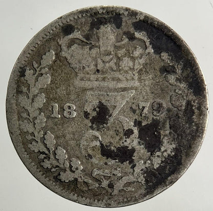 1879 Victoria Threepence Silver Coin | Collectable Grade