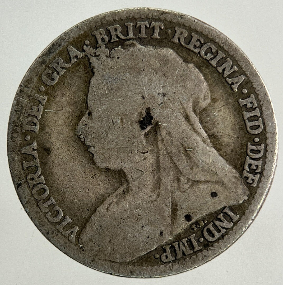 1898 Victoria Threepence Silver Coin | Collectable Grade