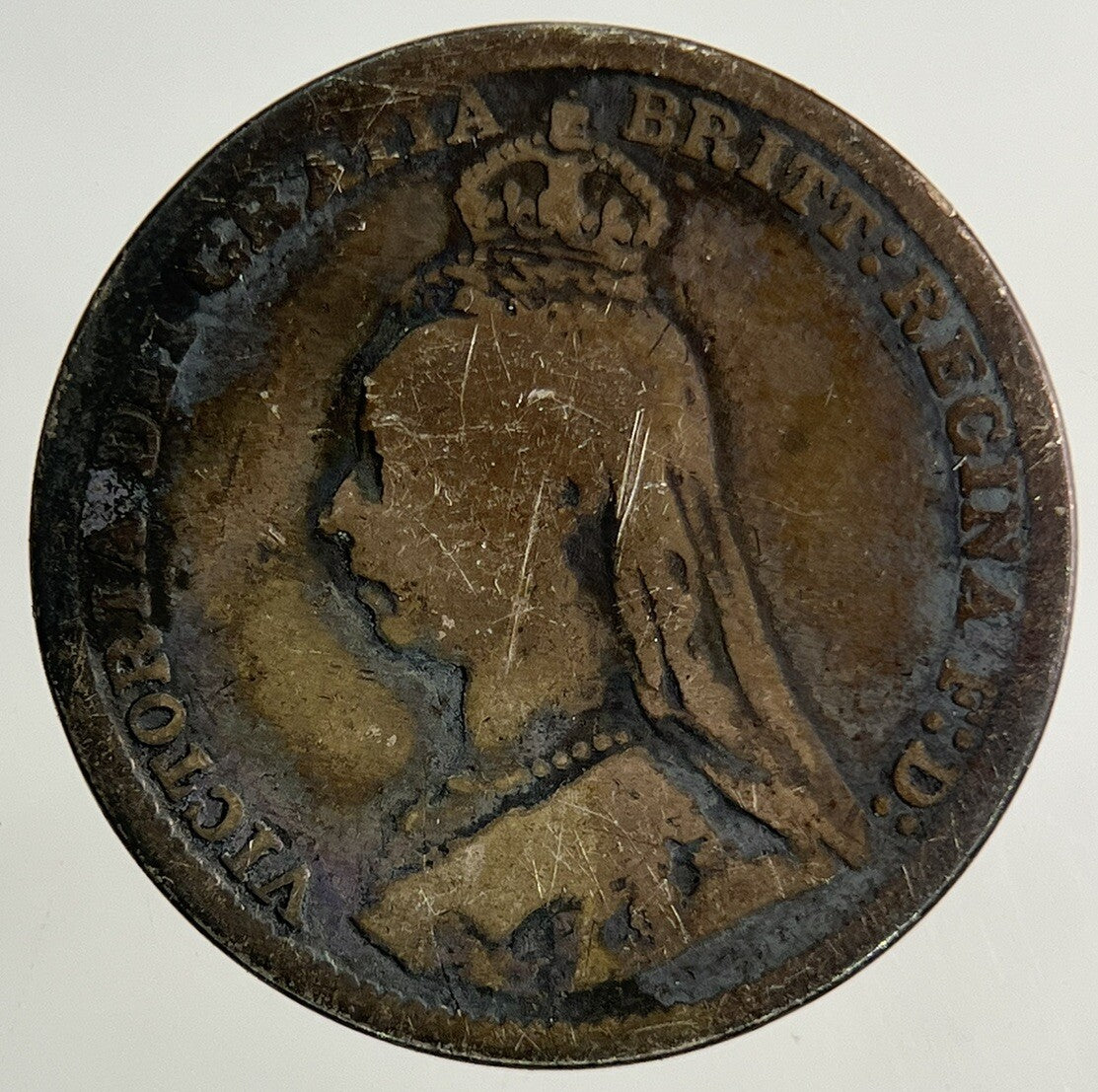 1891 Victoria Threepence Silver Coin | Collectable Grade