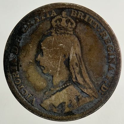 1891 Victoria Threepence Silver Coin | Collectable Grade