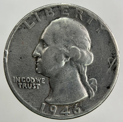 1946 US USA Quarter Dollar Silver Coin | Collectable Grade