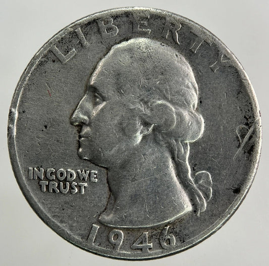 1946 US USA Quarter Dollar Silver Coin | Collectable Grade