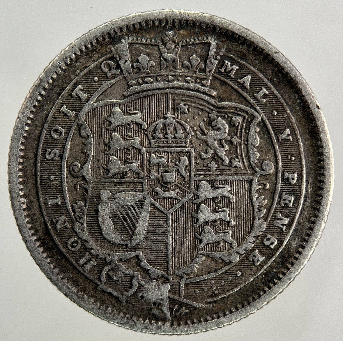 1820 George III 3rd One Shilling Silver Coin | Very High Grade