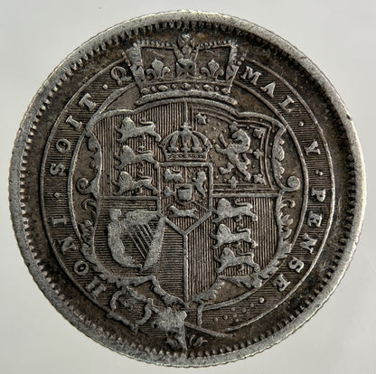 1820 George III 3rd One Shilling Silver Coin | Very High Grade