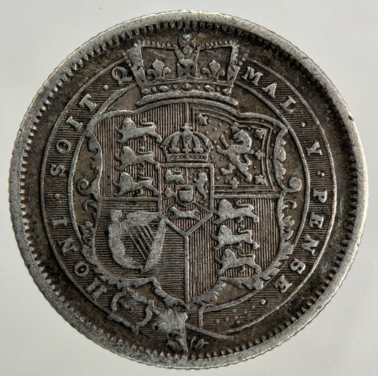 1820 George III 3rd One Shilling Silver Coin | Very High Grade