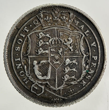 1816 George III 3rd Sixpence Silver Coin | Very High Grade