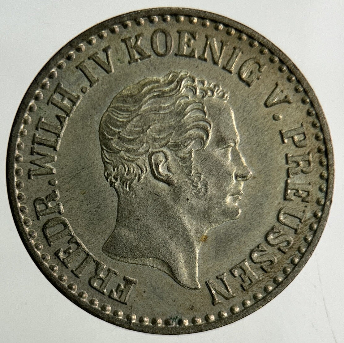 1849 Germany German States 1 Groschen Silver Coin | Very Fine Grade