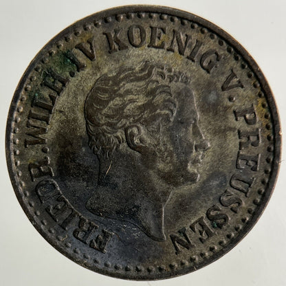 1847 Germany German States 1 Groschen Silver Coin | Very High Grade