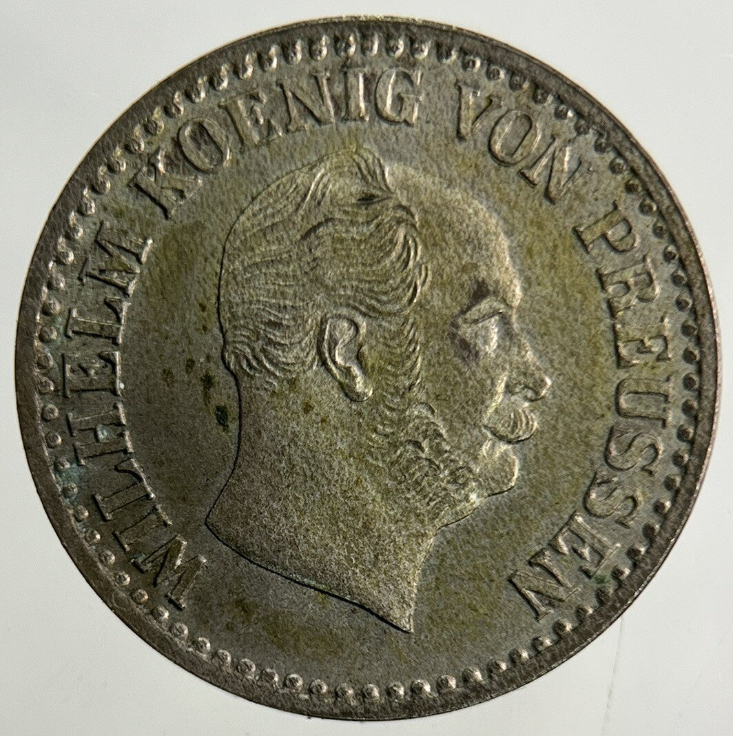 1868 Germany German States 1 Groschen Silver Coin | Very High Grade