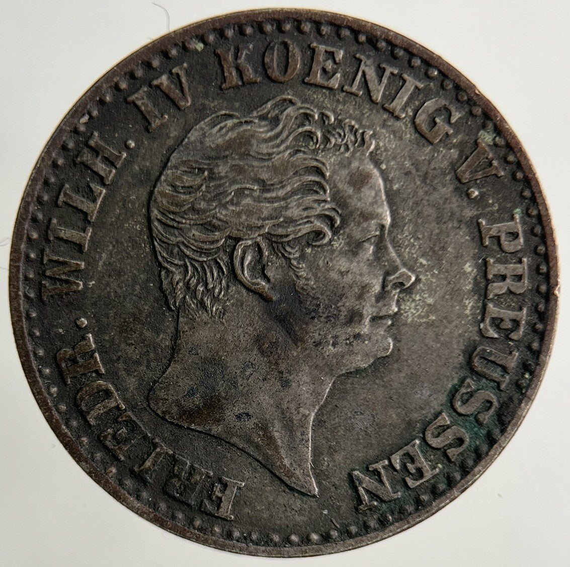 1843 Germany German States 2 1/2 Groschen Silver Coin | Very High Grade