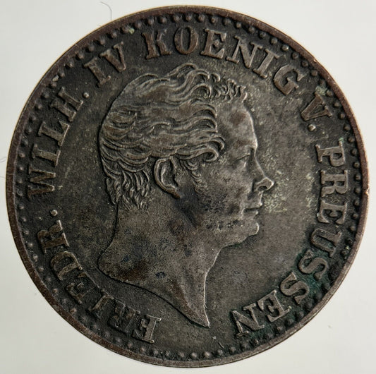 1843 Germany German States 2 1/2 Groschen Silver Coin | Very High Grade