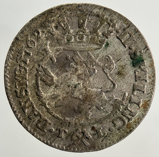 1762 Norway 2 Skillings Silver Coin | Fine Collectable Grade