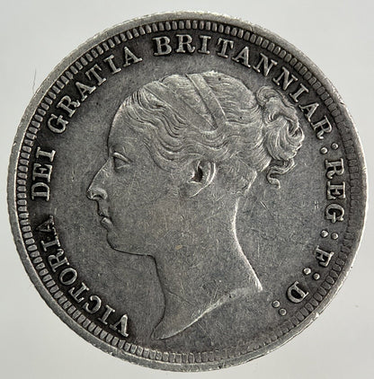 1887 Victoria Sixpence Silver Coin | Very High Grade