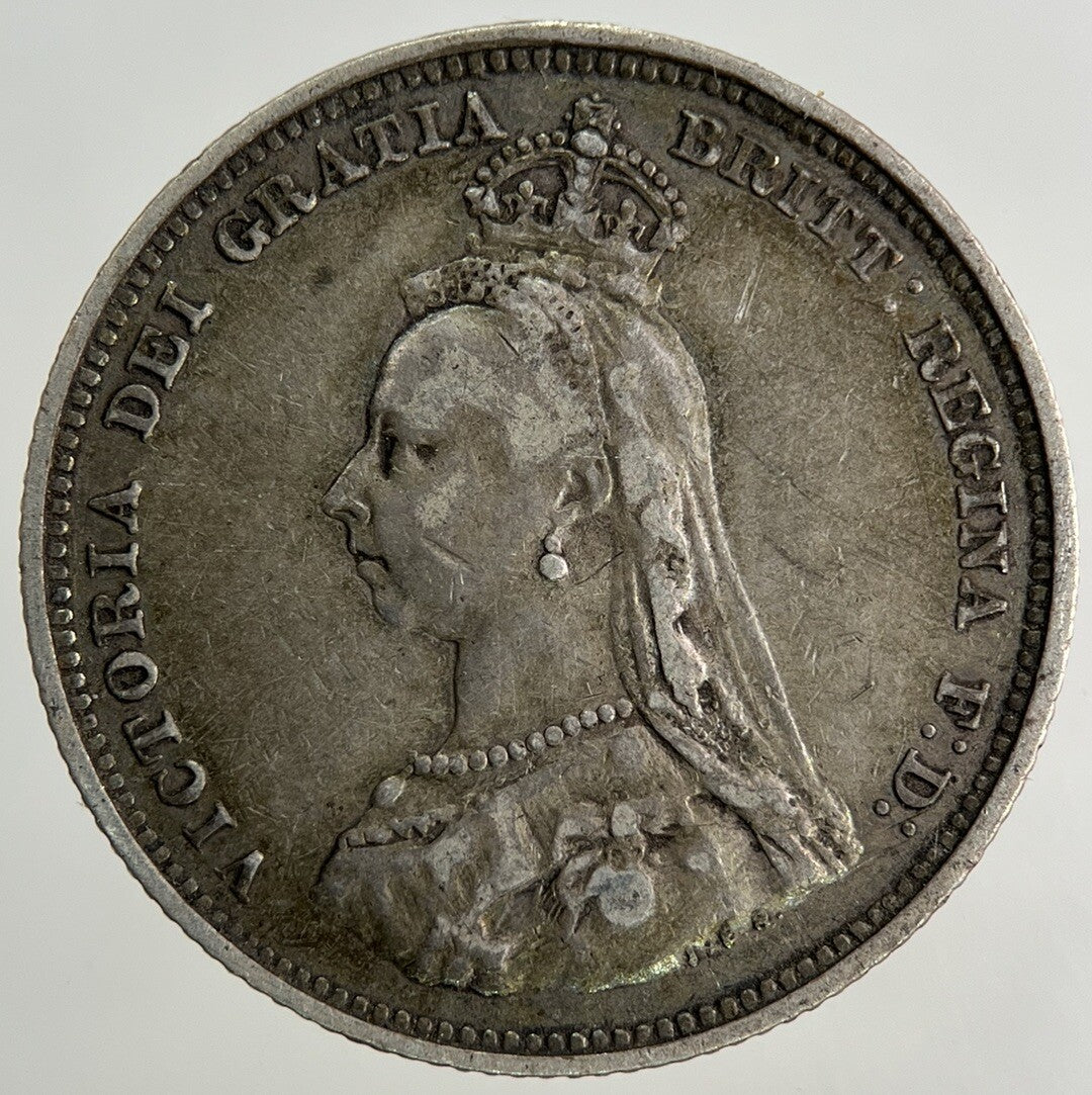 1887 Victoria Shilling Silver Coin | Fine Collectable Grade