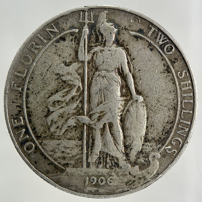 1906 Edward VII Florin Silver Coin | Fine Collectable Grade