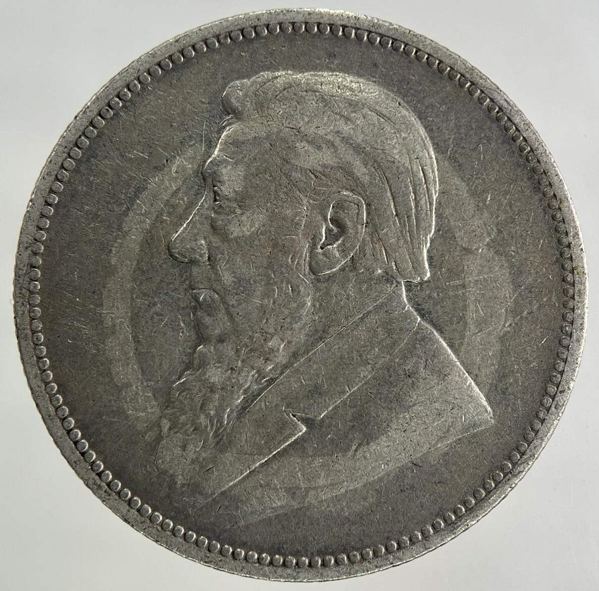 1896 South Africa Florin Silver Coin | Fine Collectable Grade