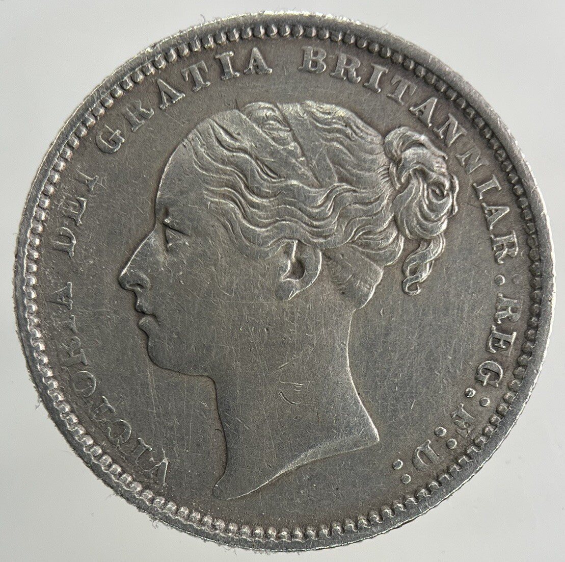 1883 Victoria One Shilling Silver Coin | Very Fine Grade