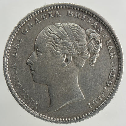 1883 Victoria One Shilling Silver Coin | Very Fine Grade