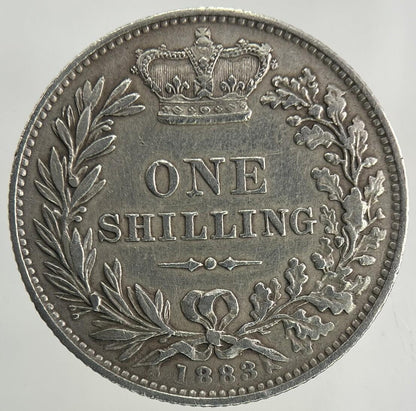 1883 Victoria One Shilling Silver Coin | Very Fine Grade