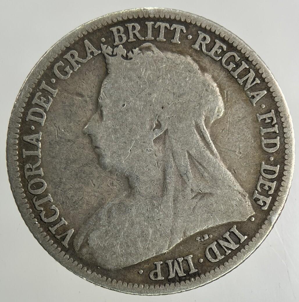 1896 Victoria One Shilling Silver Coin | Fine Collectable Grade