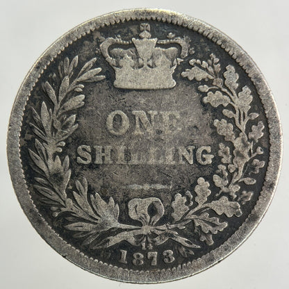 1873 Victoria One Shilling Silver Coin | Collectable Grade