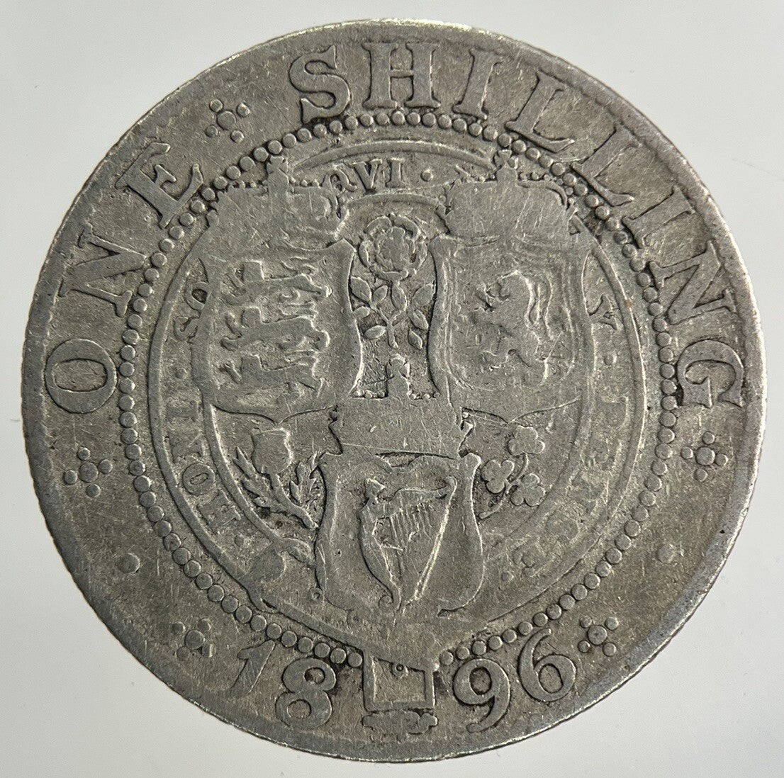 1896 Victoria One Shilling Silver Coin | Collectable Grade