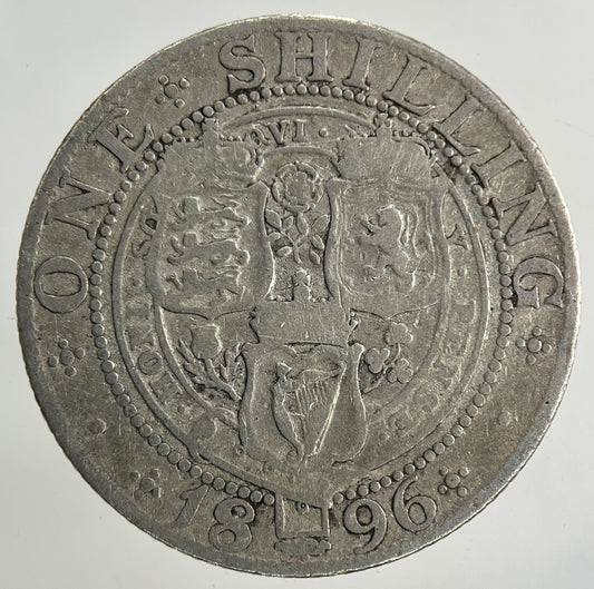 1896 Victoria One Shilling Silver Coin | Collectable Grade