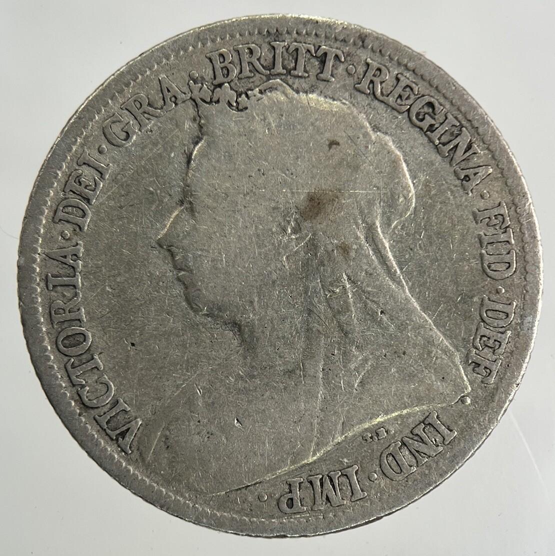 1896 Victoria One Shilling Silver Coin | Collectable Grade