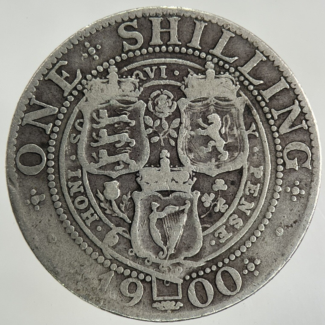 1900 Victoria One Shilling Silver Coin | Collectable Grade