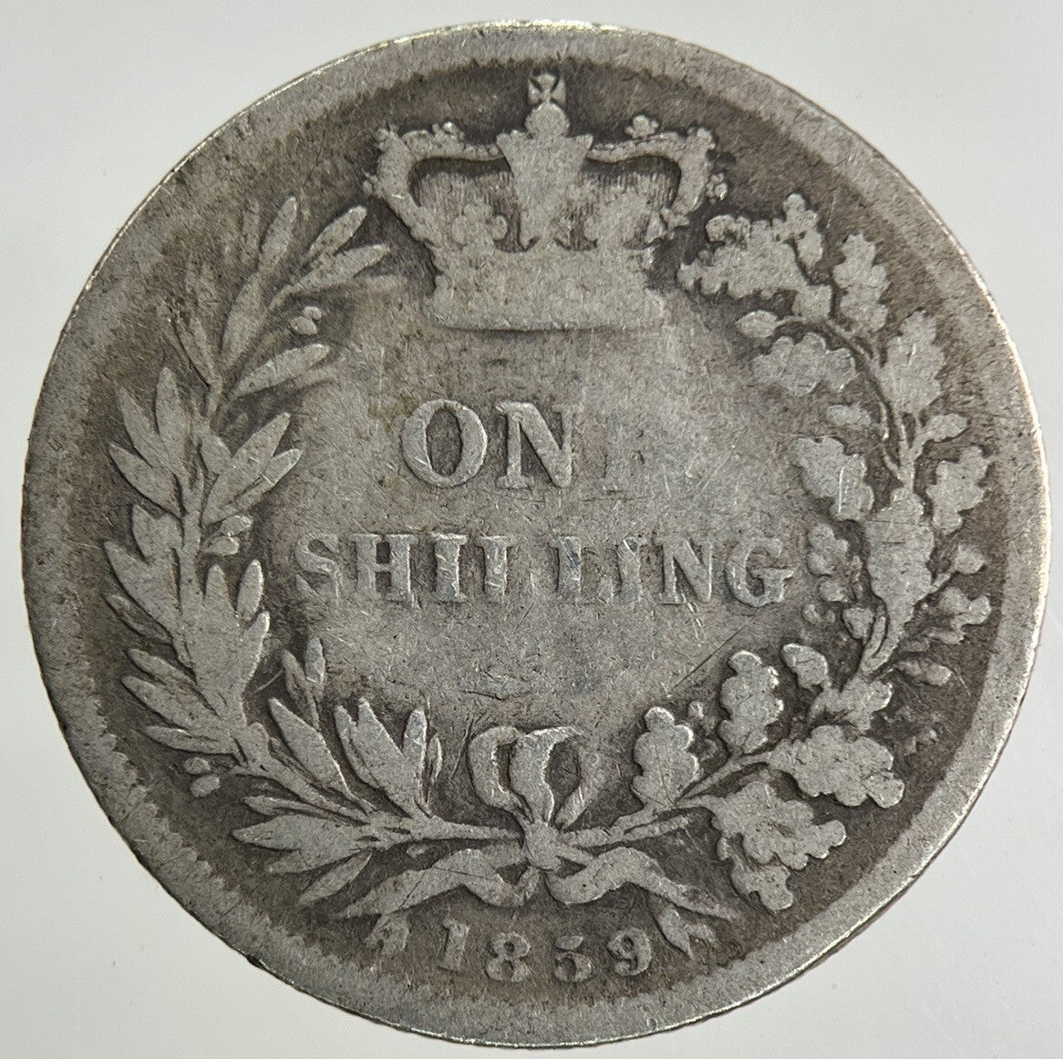 1859 Victoria One Shilling Silver Coin | Collectable Grade