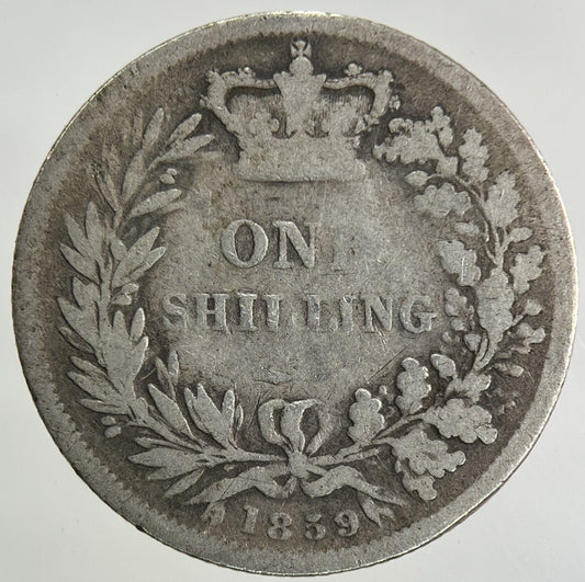 1859 Victoria One Shilling Silver Coin | Collectable Grade
