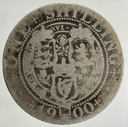 1900 Victoria One Shilling Silver Coin | Collectable Grade