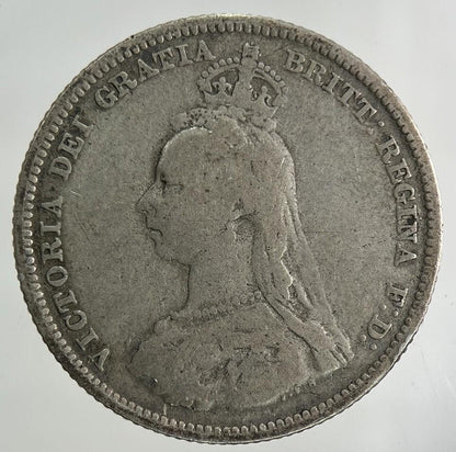 1887 Victoria One Shilling Silver Coin | Collectable Grade